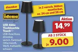 Combi LED Akku Tischleuchte Touch Angebot