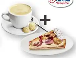 Scheck-in-Center Scheck-in Manufaktur Tasse Kaffee+1 Stück Zwetschgenkuchen Angebot