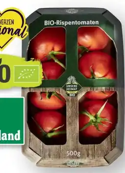Scheck-in-Center Unsere Heimat Bio Rispentomaten Angebot