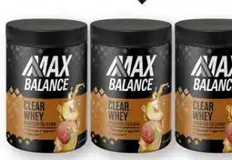Scheck-in-Center Max Balance Clear Whey Peach Iced Tea Flavor Angebot