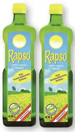 Scheck-in-Center Rapso 100% Reines Rapsöl Angebot