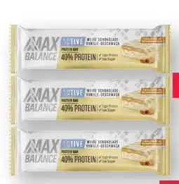 Scheck-in-Center Max Balance Active Protein Bar Weiße Schokolade-Vanille Angebot