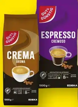 Scheck-in-Center Gut & Günstig Caffè Crema Aroma Angebot