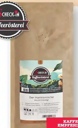 Scheck-in-Center Scheck-in Kaffeerösterei Der Harmonische Angebot