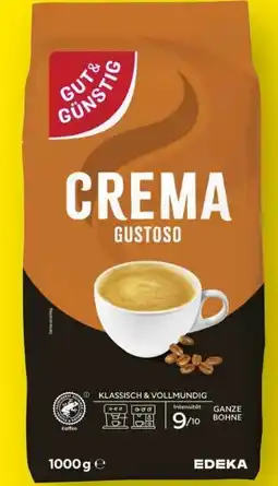 Scheck-in-Center Gut & Günstig Caffè Crema Gustoso Angebot