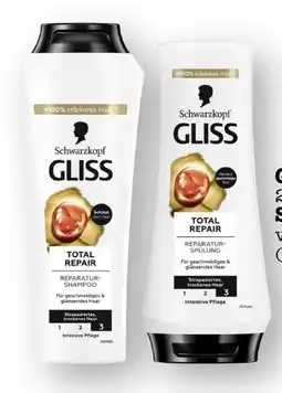 Scheck-in-Center Schwarzkopf Gliss Kur Shampoo Angebot