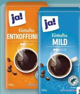 REWE Center ja! Röstkaffee Angebot