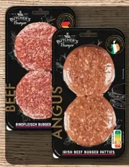 REWE Center Butcher’s Burger Angus Irish Beef Patties Angebot