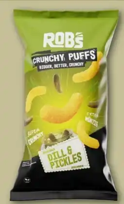 REWE Center Rob's Chips Crunchy Puffs Dill & Pickles Angebot
