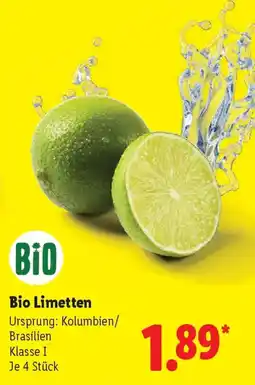 Lidl Bio Limetten Angebot