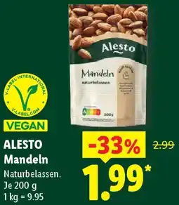 Lidl ALESTO Mandeln Angebot
