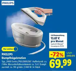 Lidl PHILIPS Dampfbügelstation Angebot