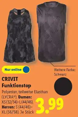 Lidl CRIVIT Funktionstop Angebot