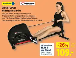 Lidl CHRISTOPEIT Ruderzugmaschine Angebot