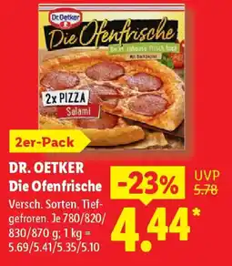Lidl DR. OETKER Die Ofenfrische Angebot