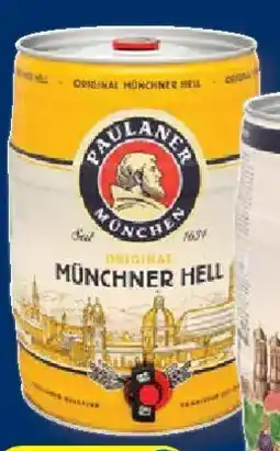 Lidl PAULANER Original Münchner Hell Bierfass mit Zapfhahn Angebot