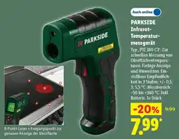 Lidl PARKSIDE Infrarot Temperaturmessgerät Angebot