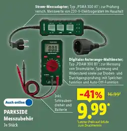 Lidl PARKSIDE Messzubehör Angebot