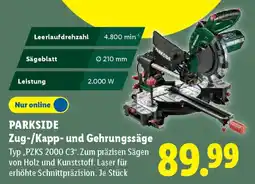 Lidl PARKSIDE Zug-/Kapp und Gehrungssäge Angebot