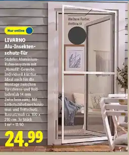 Lidl LIVARNO Alu-Insektenschutz-Tür Angebot