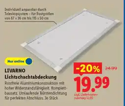 Lidl LIVARNO Lichtschachtabdeckung Angebot