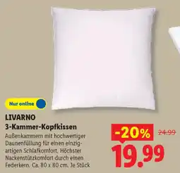 Lidl LIVARNO 3-Kammer-Kopfkissen Angebot