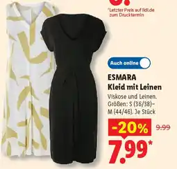 Lidl ESMARA Kleid mit Leinen Angebot