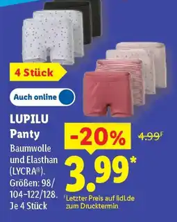 Lidl LUPILU Panty Angebot