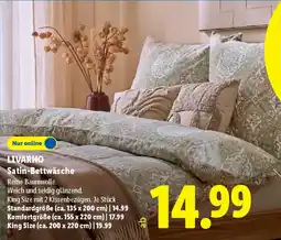 Lidl LIVARNO Satin-Bettwäsche Angebot