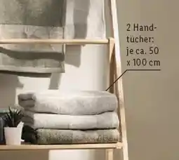 Lidl LIVARNO 2 Handtücher Angebot