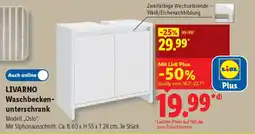 Lidl LIVARNO Waschbeckenunterschrank Angebot