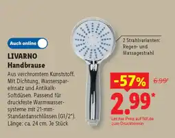 Lidl LIVARNO Handbrause Angebot