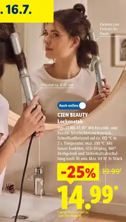 Lidl CIEN BEAUTY Lockenstab Angebot