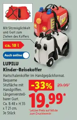 Lidl LUPILU Kinder-Reisekoffer Angebot