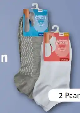 REWE Center Vivess Damen Sneakersocken 2 Paar Angebot