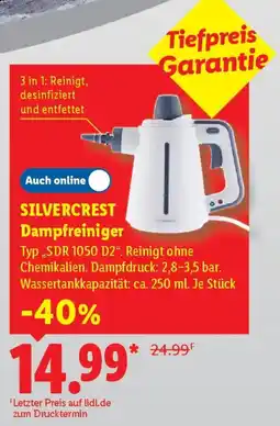 Lidl SILVERCREST Dampfreiniger Angebot