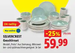 Lidl SILVERCREST Geschirrset Angebot