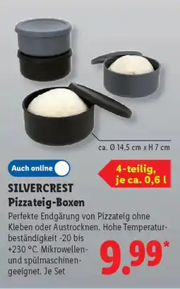 Lidl SILVERCREST Pizzateig-Boxen Angebot