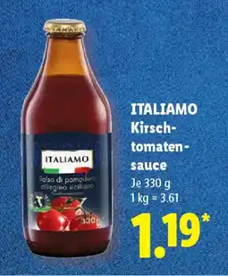 Lidl ITALIAMO Kirsch tomaten sauce Angebot