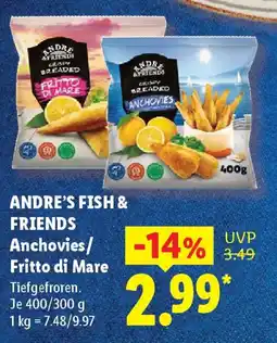 Lidl ANDRE'S FISH & FRIENDS Fritto di Mare Angebot