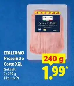 Lidl ITALIAMO Prosciutto Cotto XXL Angebot