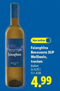 Lidl Falanghina Benevento IGP Weißwein, trocken Angebot