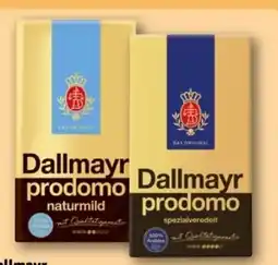 REWE Center Dallmayr Prodomo Kaffee Spezialveredelt Angebot