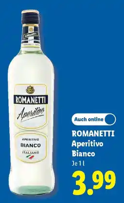 Lidl ROMANETTI Aperitivo Bianco Angebot