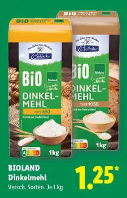 Lidl BIOLAND Dinkelmehl Angebot
