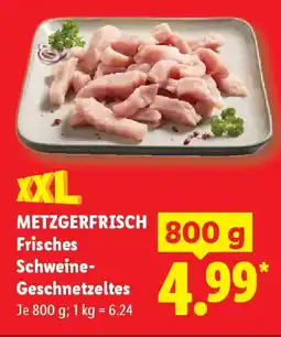 Lidl METZGERFRISCH Frisches Schweine- Geschnetzeltes Angebot