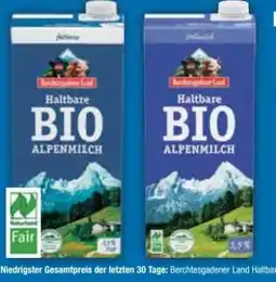 E-Center Berchtesgadener Land Haltbare Bio Alpenmilch Angebot