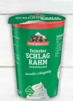 E-Center Berchtesgadener Land Feinster Schlagrahm Angebot