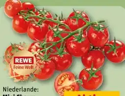 REWE Center Rewe Feine Welt Mini Cherry Rispentomaten Süße Versuchung Angebot