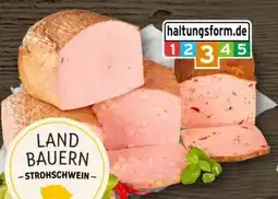 REWE Center Metzgerei Landbauern Schiller Strohschwein Backleberkäse Angebot